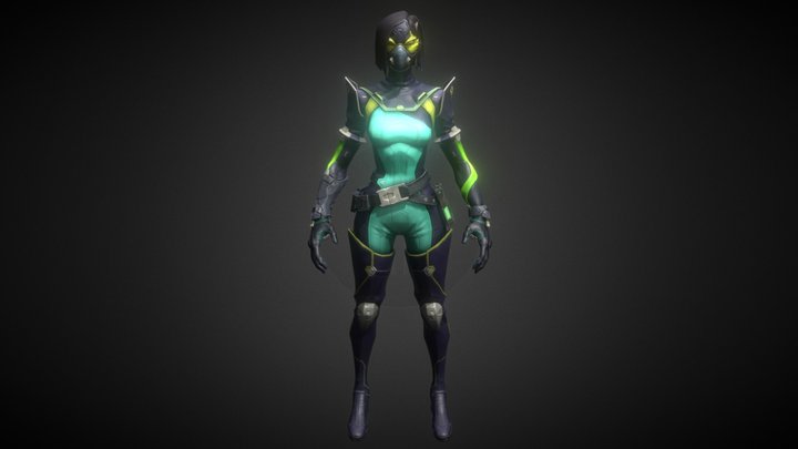 Viper (Masked) | Valorant 3D Model