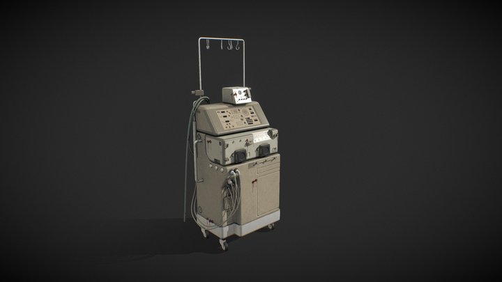 OldSchool Medical Machine 3D Model