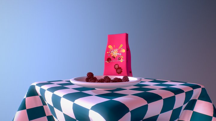Choco Sparks! 3D Model
