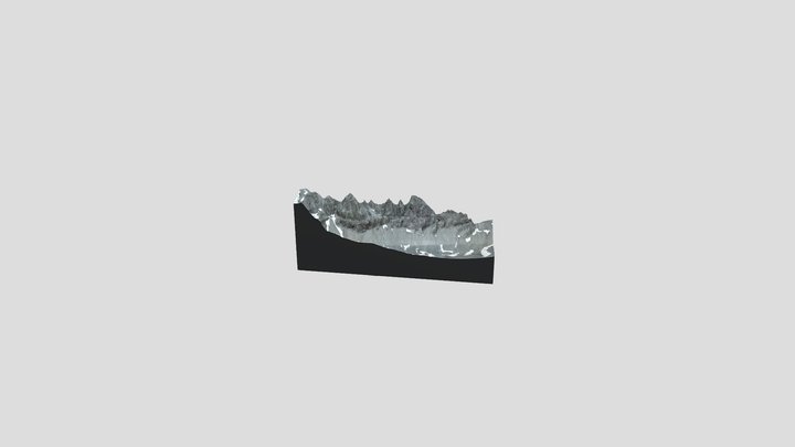 Felssturz am Martinsloch 3D Model