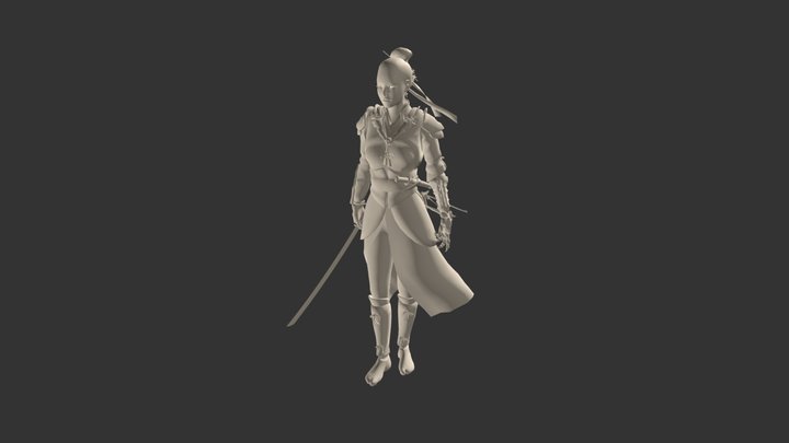 Nina Pose 3D Model