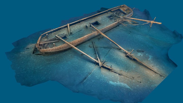 Shipwreck Emma Nielson 3D Model
