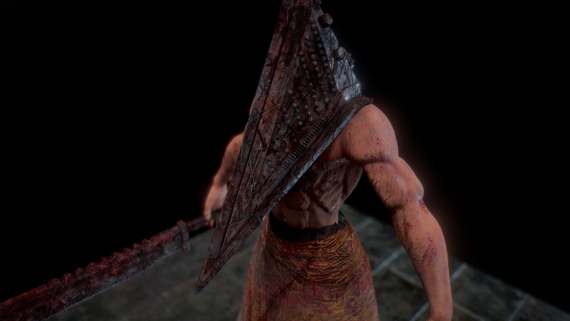 ArtStation - pyramid head in silent hill