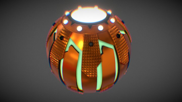 Green-Goblin Bomb 3D Model