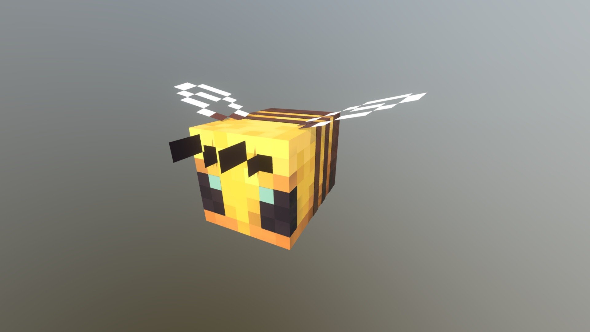 Bee minecraft Download Free 3D model by kuzneciv (kuznecivBlender