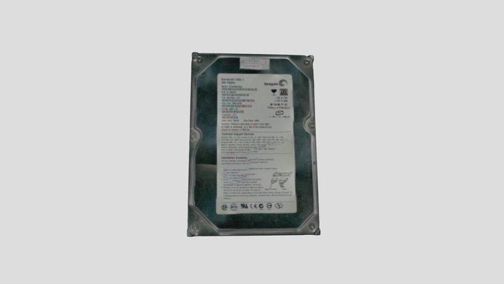 Hard disk only scanning 3D Model