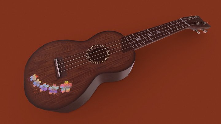 Ukulele – Modello 3D gratuito STL