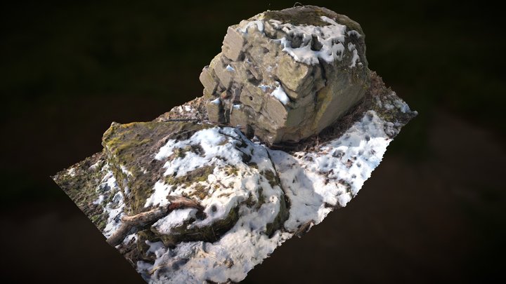 [3D-Scan] "Snow Rocks" 3D Model