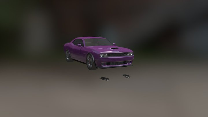 2015 Dodge Challenger SRT Hellcat 3D Model