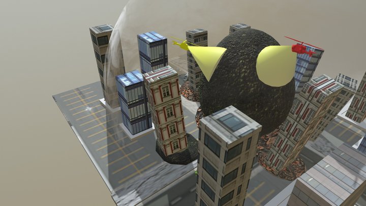 Something's landed..... 3D Model