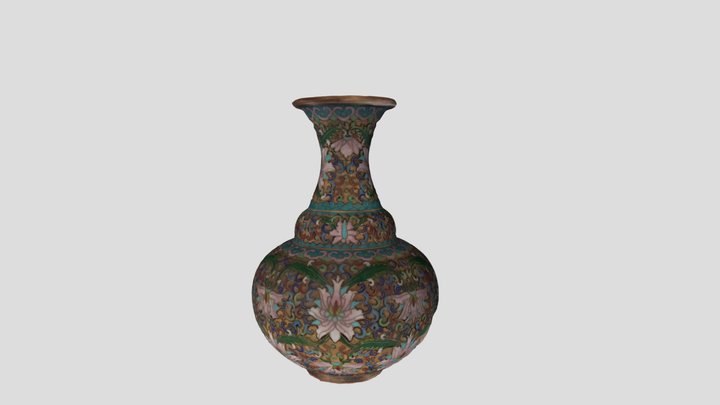 Βάζο χάλκινο 3D Model