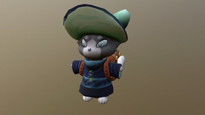 MeowMeow Game Asset 3D Model