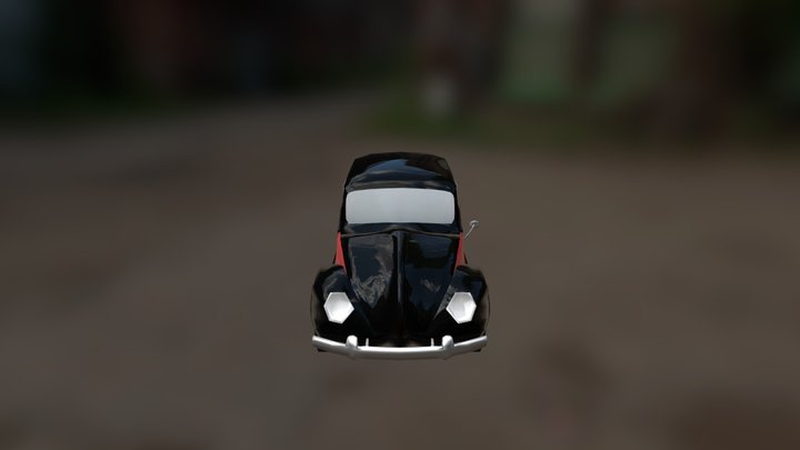Volkswagen beetle cabrio 1500 3D Model