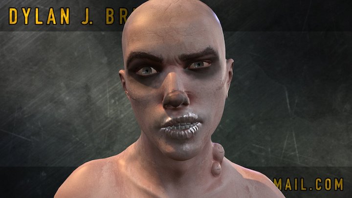 Character Bust:  Nux (Mad Max: Fury Road) 3D Model