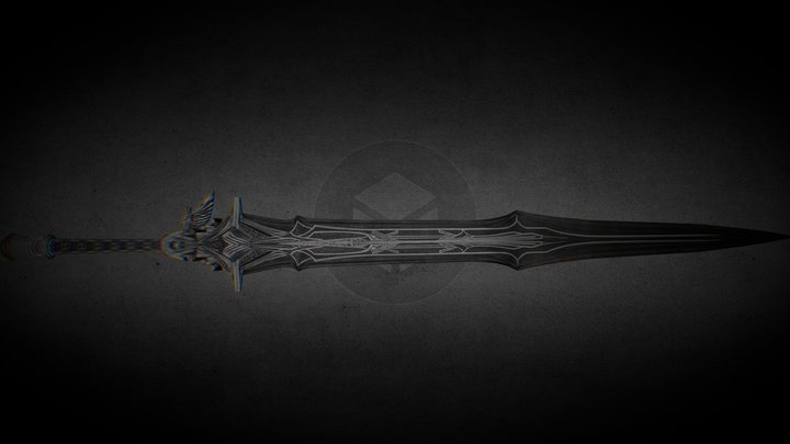 Real WOD Sword 3D Model