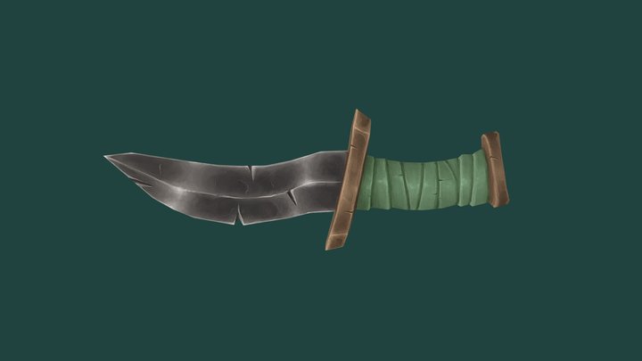 Buccaneer's Knife 3D Model