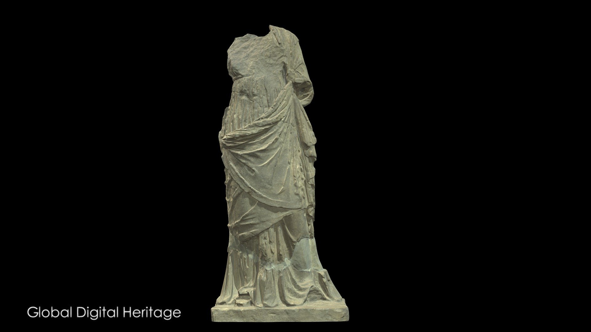 Female Statue - Download Free 3D model by Global Digital Heritage ...