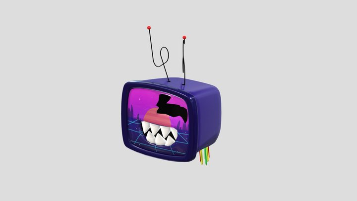 TV Head 3D Model