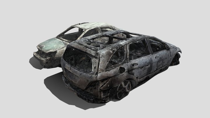burnedcars 3D Model