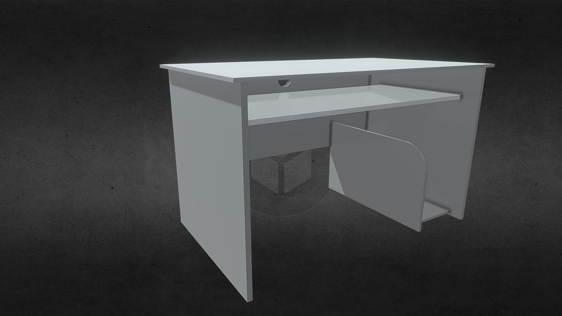 computer desk Download Free 3D model by onlytiw01 [b888a09] Sketchfab