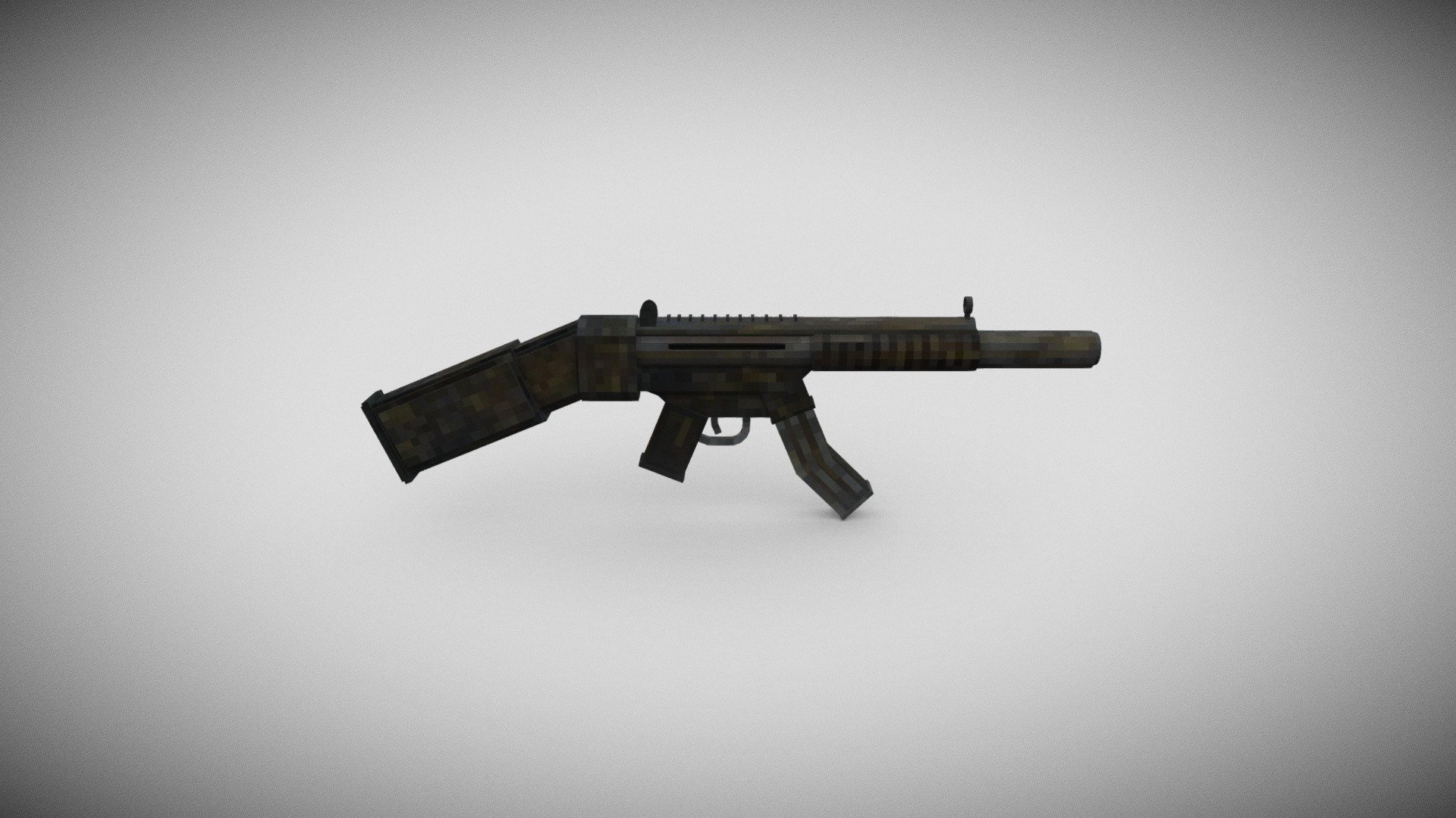 MP5 - silenced version - 3D model by marekaxenkopf [b8896c8] - Sketchfab