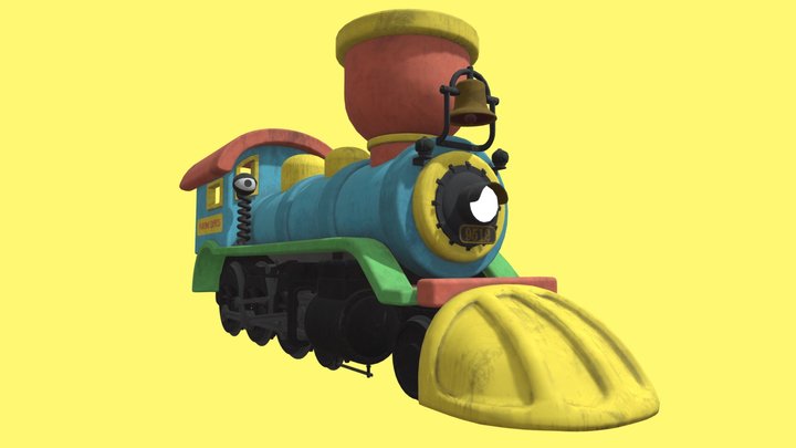 Project Playtime Train Locomotive – Modelo 3D gratuito STL