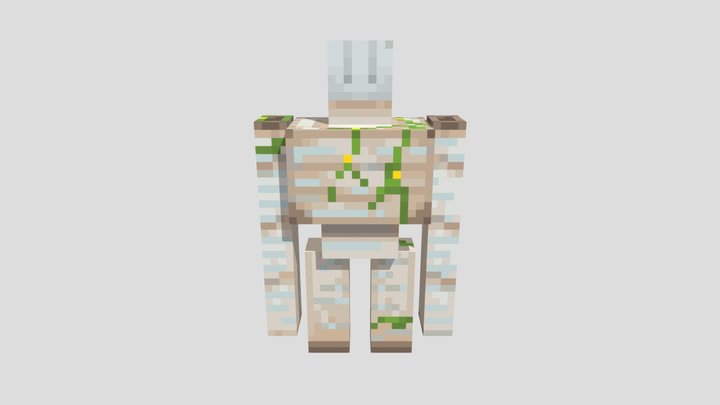 Minecraft Iron Golem (1) 3D Model