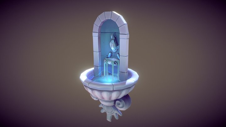 Fountain. 3D Model