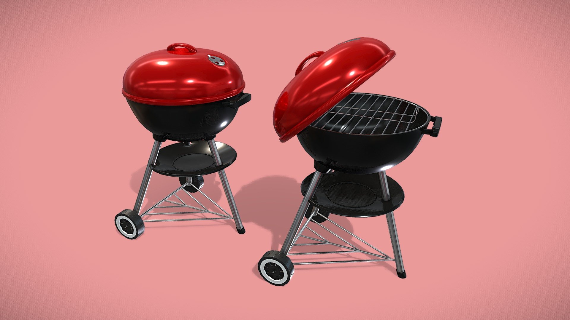BBQ (Open/Closed) Download Free 3D model by Daz (Darren.Hogan