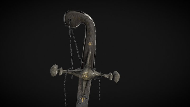Arabian sword 3D Model