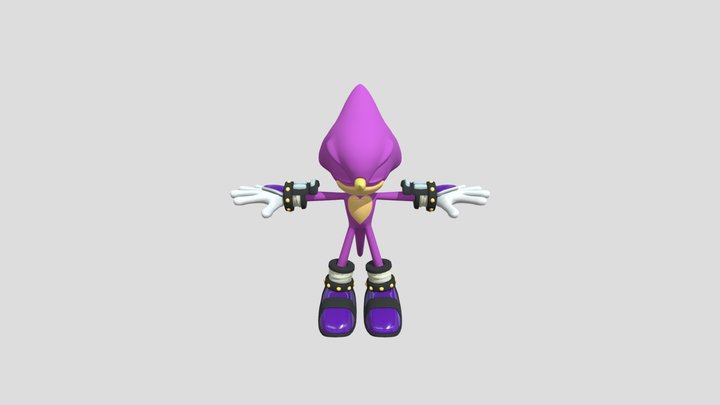 Espio The Chameleon 3D Model