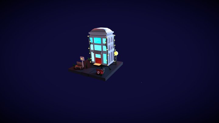 Phone Store 3D Model