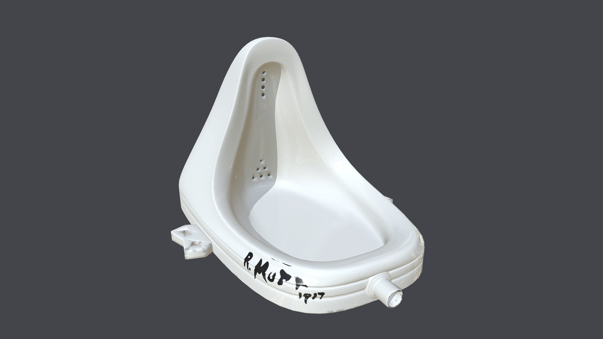 Fountain Duchamp 1917 Download Free 3D model by Juli.Cash [b88e7de