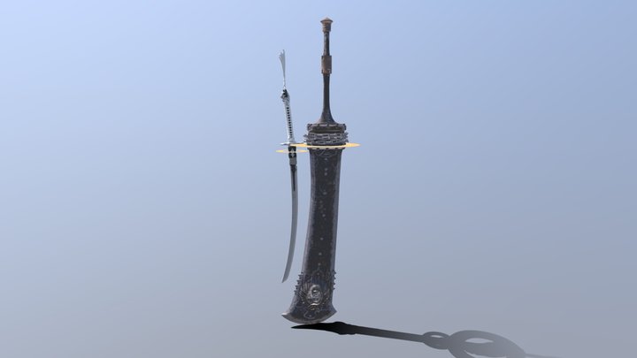 尼尔2b武器 3D Model