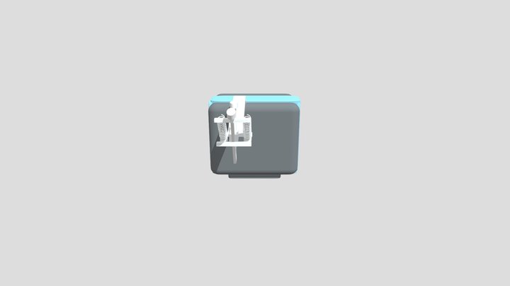 Cable Car Monocable 3D Model