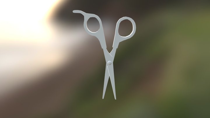 Scissors Export Maya 3D Model