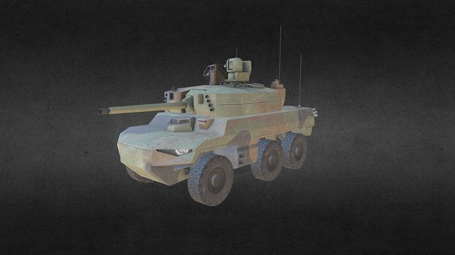 Military Vehicle : JAGUAR 3D Model