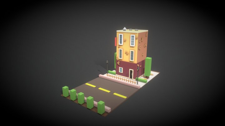 Building (Low-Poly) 3D Model