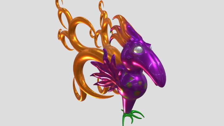 bird of paradise 3D Model