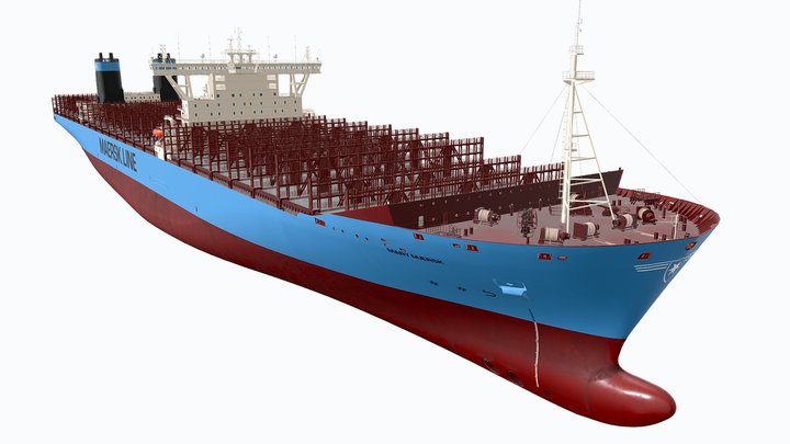 Maersk Triple E 1st 3D Model