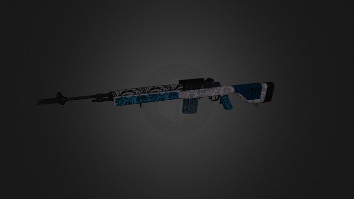M14 Dmr 3D Model