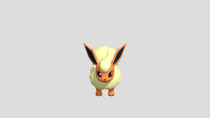 Flareon 3D Render 3D Model