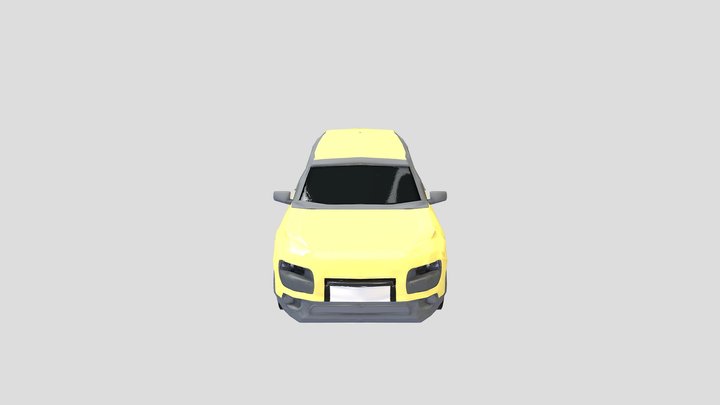 Citroen Cactus C4 (2015) 3D Model