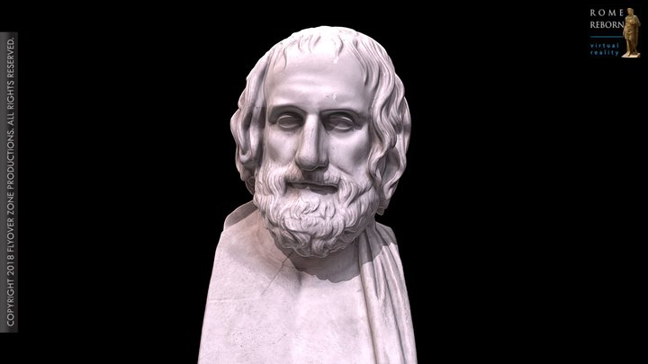 3D rendering of Euripides