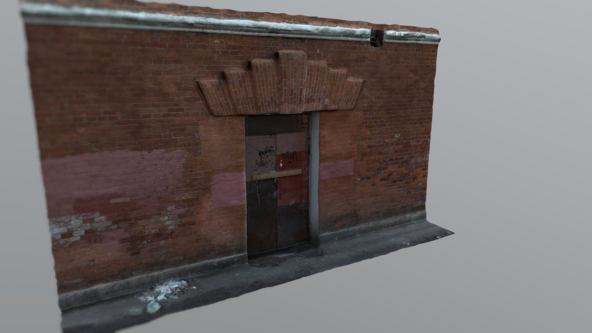 Barricaded door