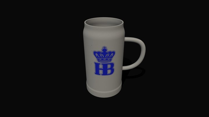 Der Bierbecher HOFBRÄUHAUS. Кружка ХОФБРОЙХАУС.