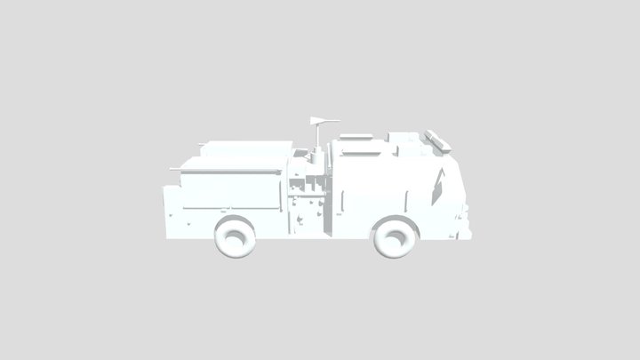 Pumper Truck / Fire Engine 3D Model