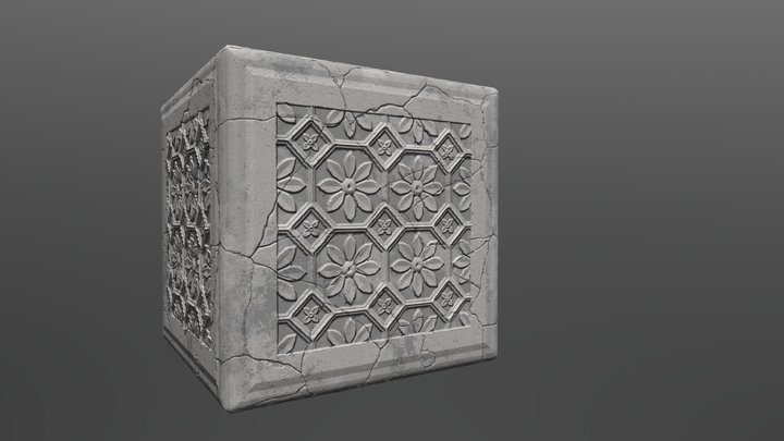 Concrete Mandala 3D Model