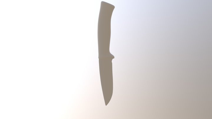 Knife without textures 3D Model