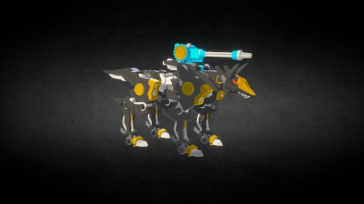 Shadow Fox 3D Model